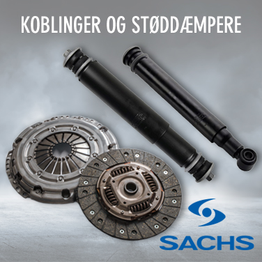 Sachs - ny leverandør. Koblinger og støddæmpere.