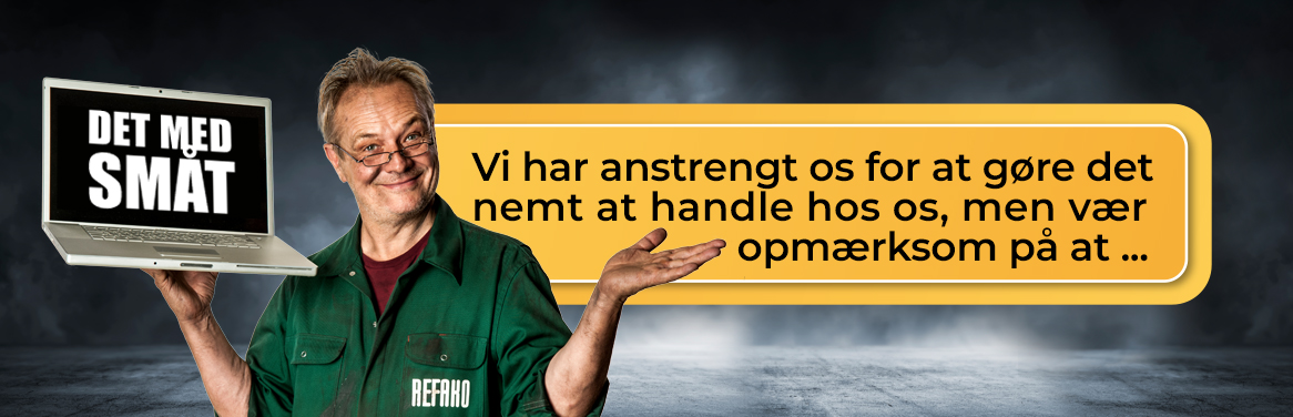 Betingelser og vilkår - Erhvervskunde