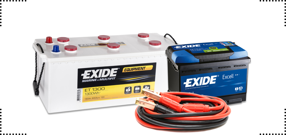 Batterier og tilbehør