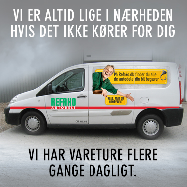 Vi er altid lige i nærheden, hvis det ikke kører for dig. Vi har varetur flere gange dagligt.